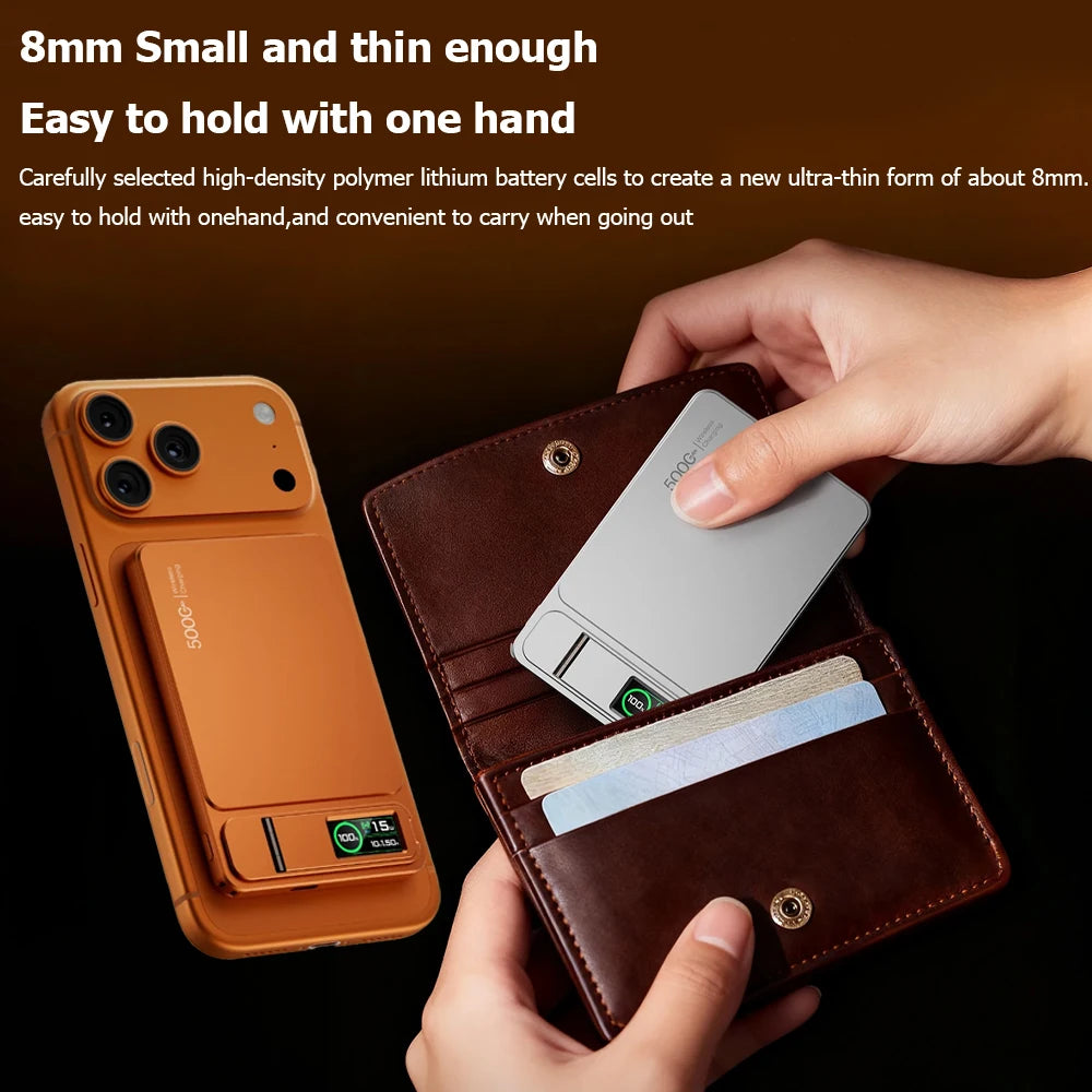 10000mAh Magnetic Power Bank for Magsafe,20W Slim Portable Wireless Charging External Battery for iPhone 17 16 15 14 13 Pro Max