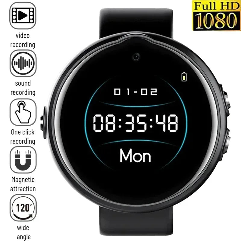 Mini Cam Sports Watch 1080P HD 3in1 Camera Wearable Camera Portable Sports DV Bracelet Camera Voice Recorder Hidden TF Card