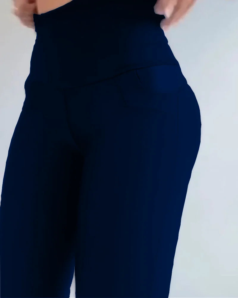 2026 Colombian Compress Pants High Waist Surgery to Reduce Abdomen Leggings Slim Fit Hip Lifter Trousers Tight Pants