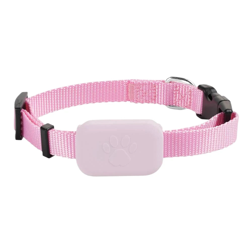 Waterproof Pet GPS Tracker - Dog & Cat Locator, with Adjustable Collar Anti Lost Dogs Real-time Tracking Device for iOS/Android