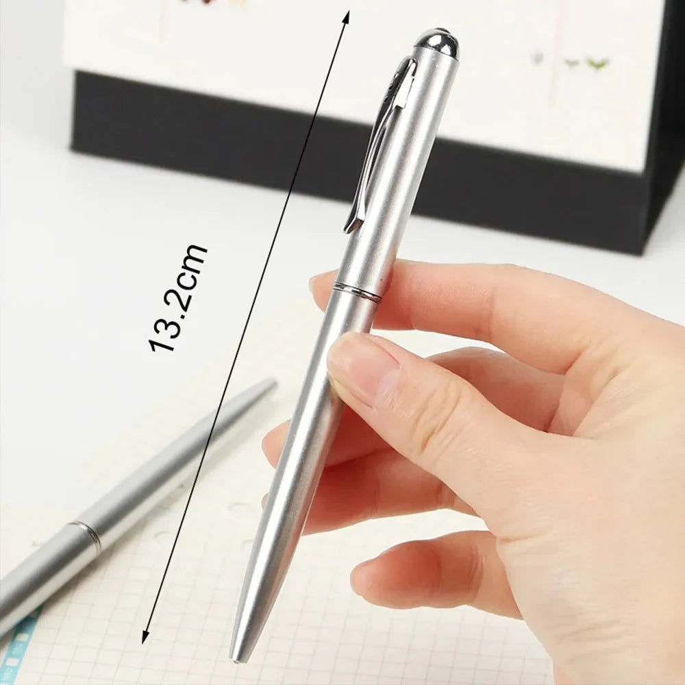 Invisible Ink Pen with UV Light Magic Secret Ballpoint Pen Hidden Handwriting Novelty for Office School Supplies