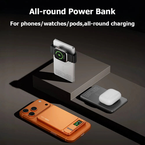 10000mAh Magnetic Power Bank for Magsafe,20W Slim Portable Wireless Charging External Battery for iPhone 17 16 15 14 13 Pro Max