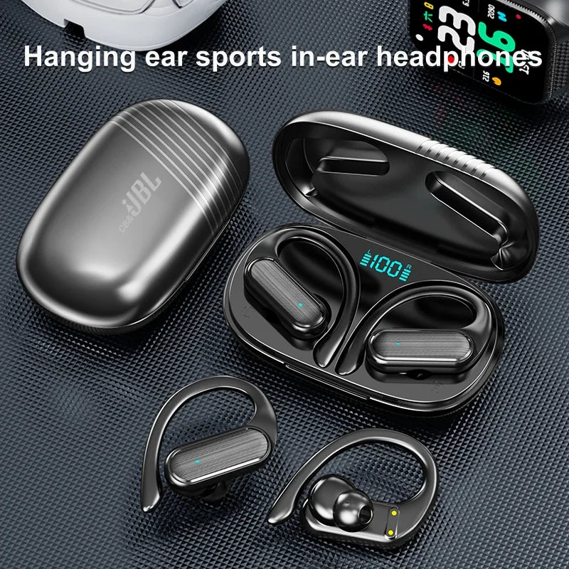 For CB&JBL Bluetooth TWS Wireless Earphones A520 Auricles Headphones EarHooks Game Headset Sports Touch Control Earbuds with Mic