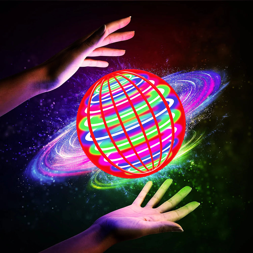 Flying Ball, Automatic Spinning Ball, LED Dazzling Lights, Floating Magic, Fan, UFO Flying Machine, Toy, Gift, Game, Sports Ball