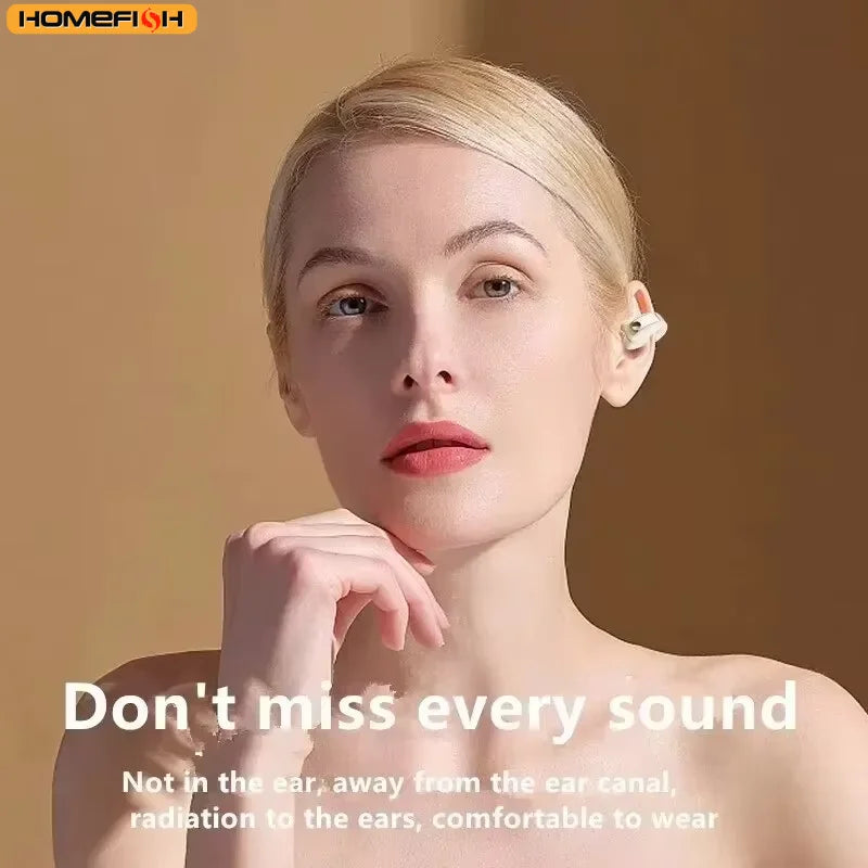 BT  Earphone Clip On Monaural Inear Motion Stereo Bone Conduction Gd28 Business Wireless Earphone Mini Monaural Tws