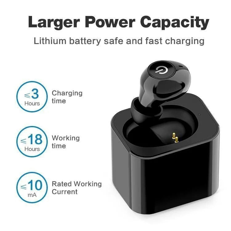 Boost Sound Amplifier Audiphone Rechargeable Auxiliary Listening Earphones In-Ear Invisible Noise Reduction Earbuds For Elderly