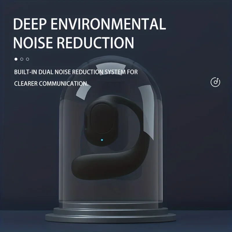 Wireless Headphones Bluetooth Headset With Microphone Bone Conduction Handsfree Noise Canceling Earphones For Driving Audifonos