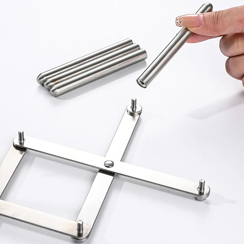 Pot Lid Rack Pan Lid Organizer Retractable Foldable Stainless Steel Plate Dish Holder Shelf Tableware Storage Kitchen Gadgets