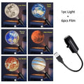 5V USB Plug In Planet Projection Lamp Indoor Ceiling Decoration Atmosphere Light Starry Sky Lamp Night Light Galaxy Projector
