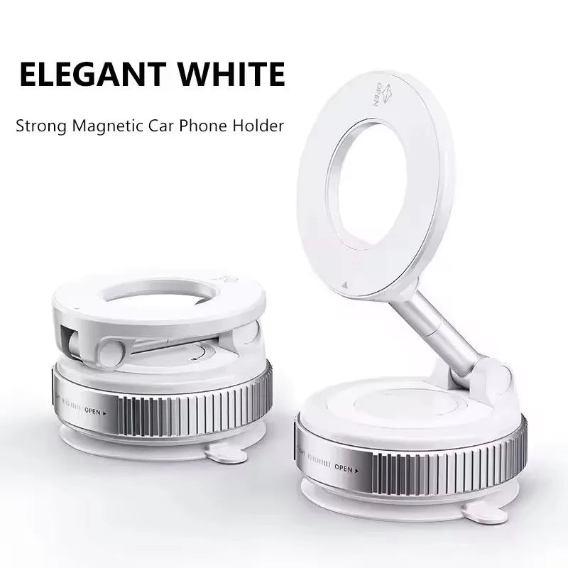 Magnetic Car Phone Holder 360 Degree Rotation Vacuum Adsorption Strong Suction Holder for Mobile PhoneCar Bracket Universal New