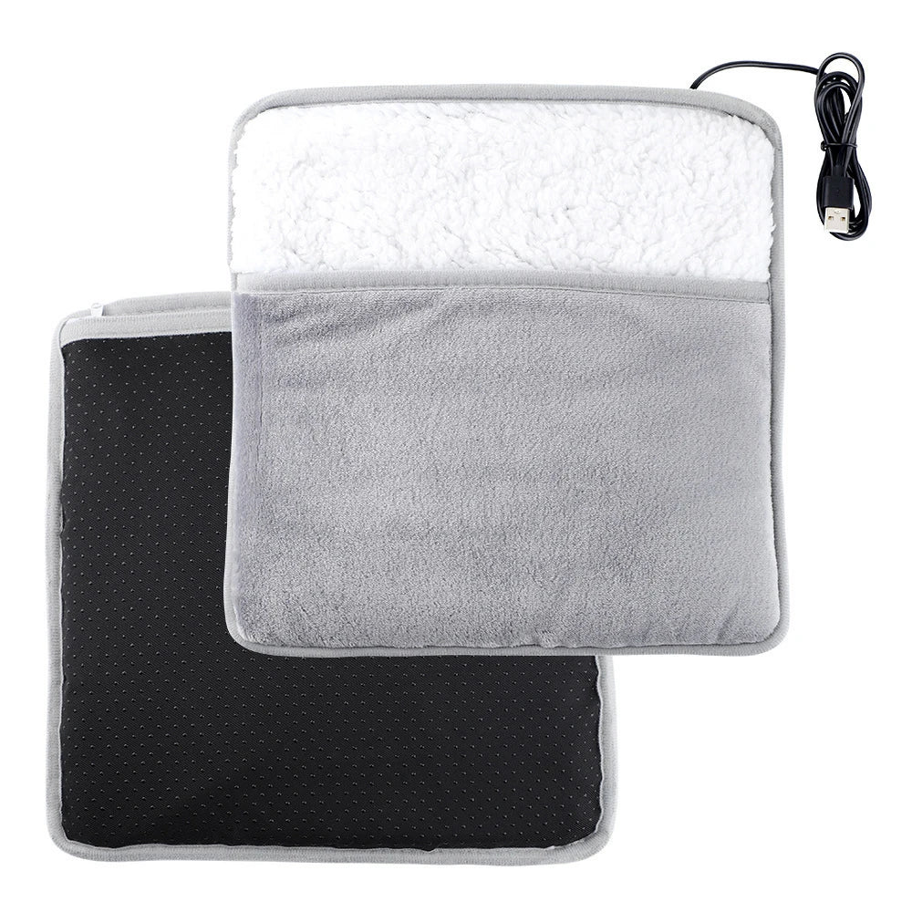 Foot Warmer Winter Electric Foot Heating Pad Soft Flannel Washable Foot Warmer Constant Temperature Heating Foot Warming Mat