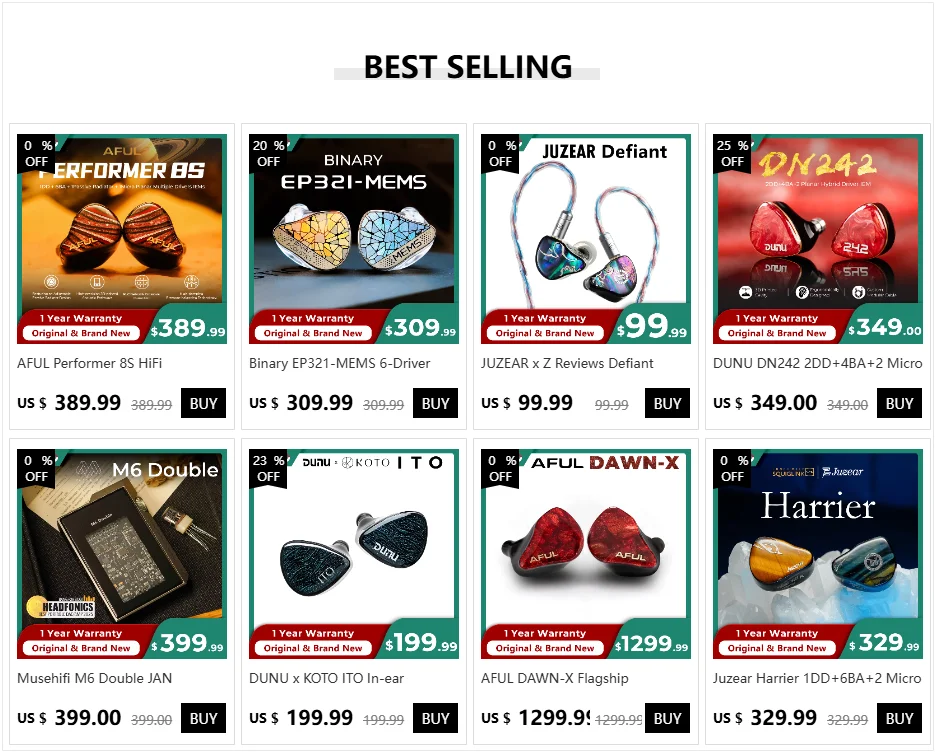 AFUL Performer 5+2 / Performer 7 2DD+4BA+1Micro Planar In Ear Monitor Earphones HiFi Wired Hybrid Headphone Music IEMs| HiFiGo