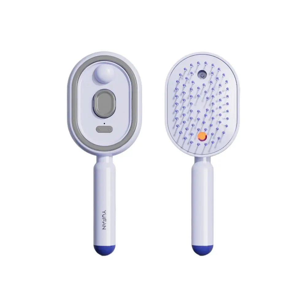 Electric Steam Brush with Water Spray Wet Electrics Hairbrush USB-C Charging for Detangling Smoothing Styling & Frizz Control
