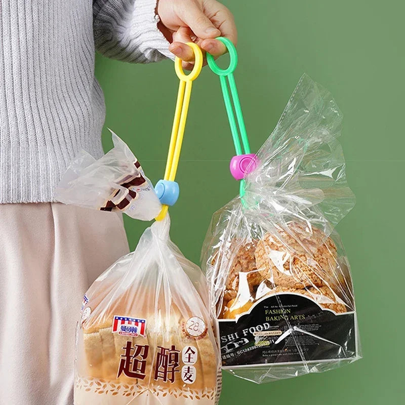 Food Bag Sealing Clip Adjustable Freshness Sealing Clips Multifunctional Sealing Rope Portable Cable Organiser Kitchen Gadgets