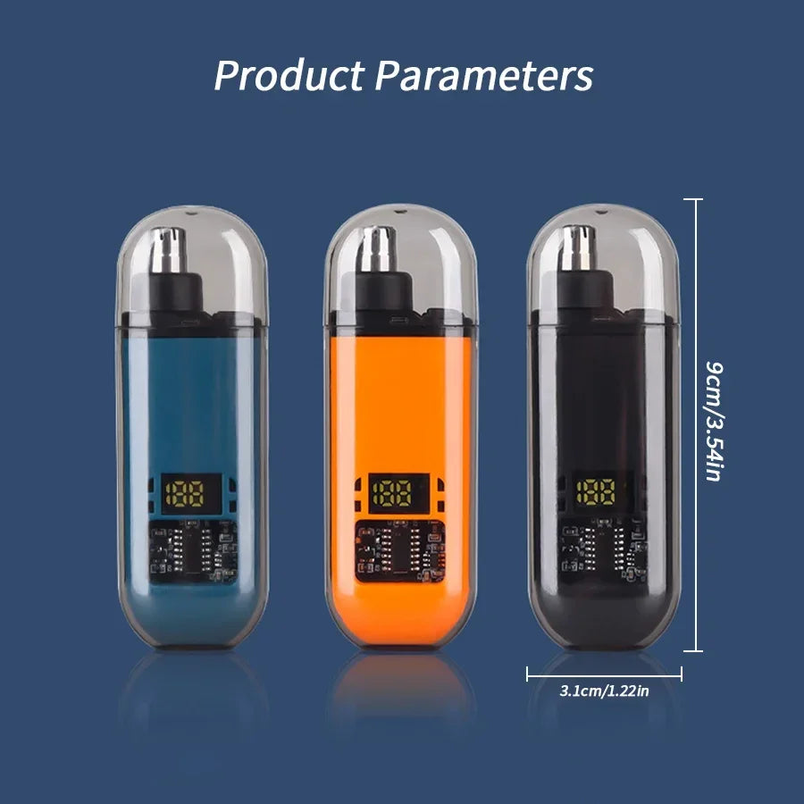 Portable Electric Nose Hair Trimmer USB charging Nose Ears Hair Eyebrow Trimmer for Men Rechargeable Painless set