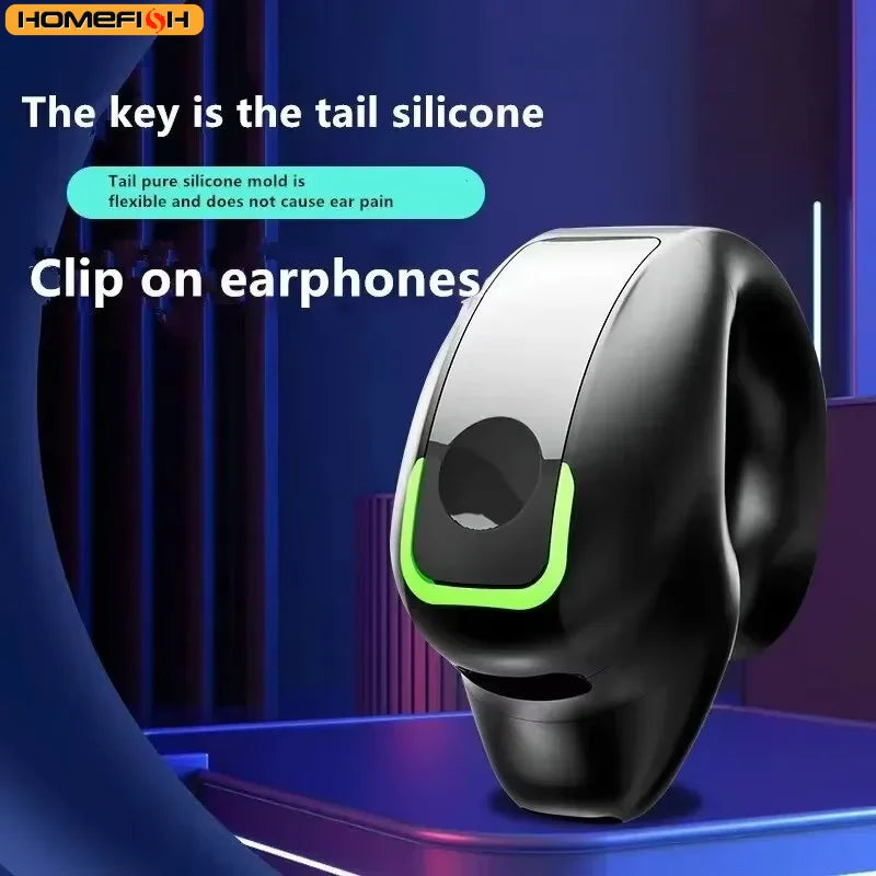BT  Earphone Clip On Monaural Inear Motion Stereo Bone Conduction Gd28 Business Wireless Earphone Mini Monaural Tws