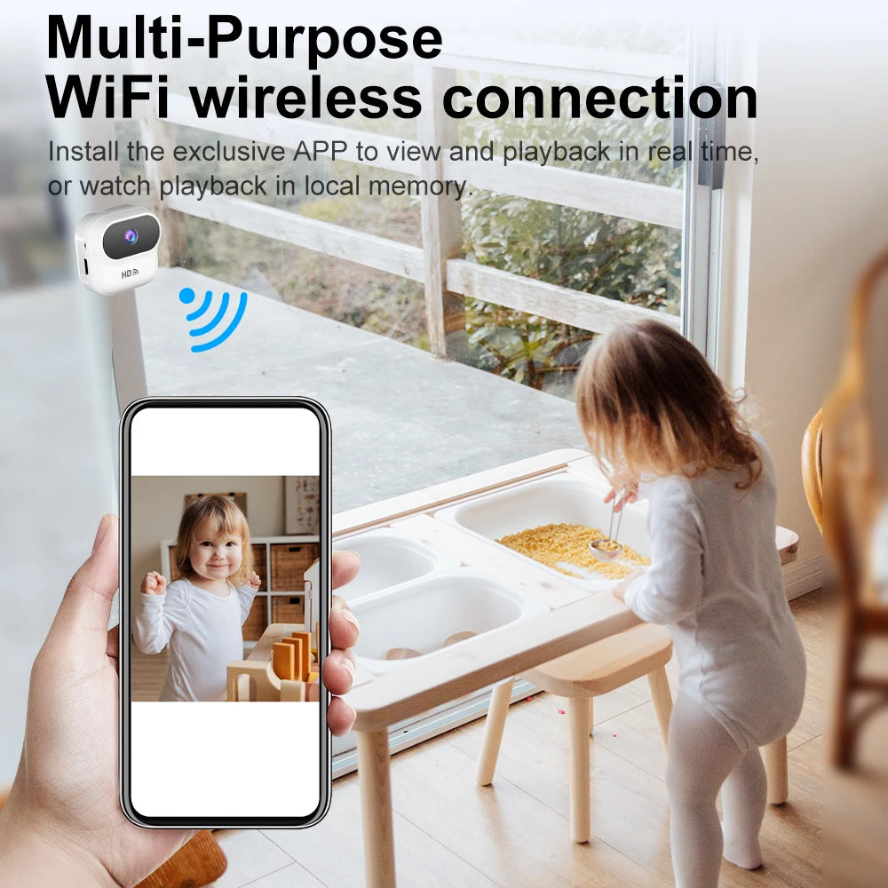 Ourlife HD Mini Camera WiFi Smart Home Security Camera Monitor Camcorders Video Surveillance Camera With Motion Tracking