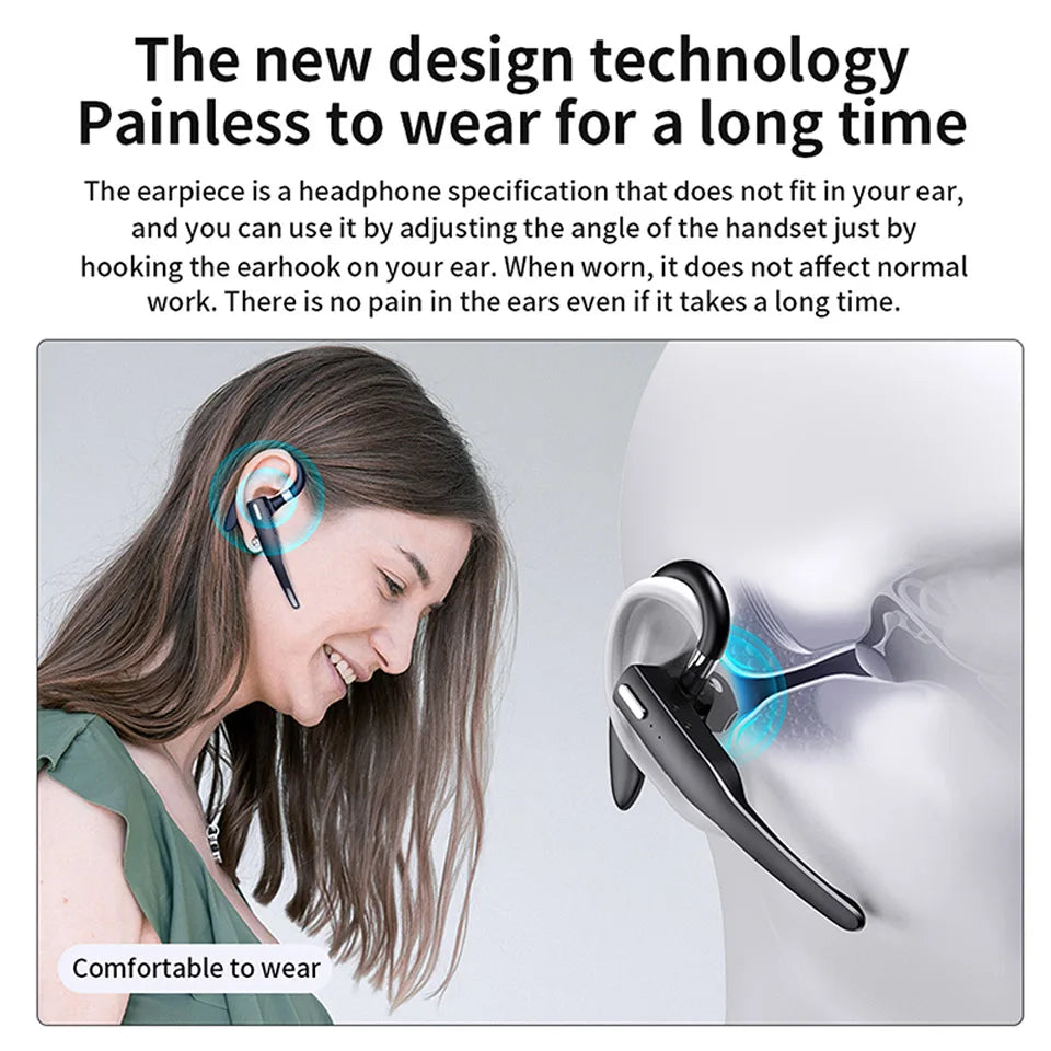 Bluetooth Headset With Microphone Wireless Headphones Earphones Fone De Ouvido Audifonos Con Microfono Auriculares Inalambicos