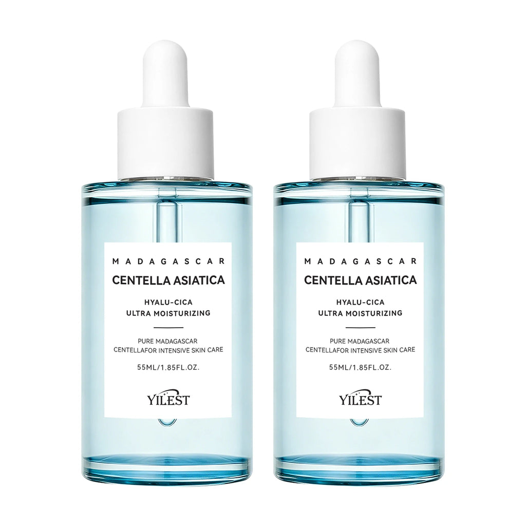 Centella Asiatica Brightening Serum: Calms Irritation, Reduces Breakouts, Balances Sebum & Diminishes Dark Marks for Clear Skin.