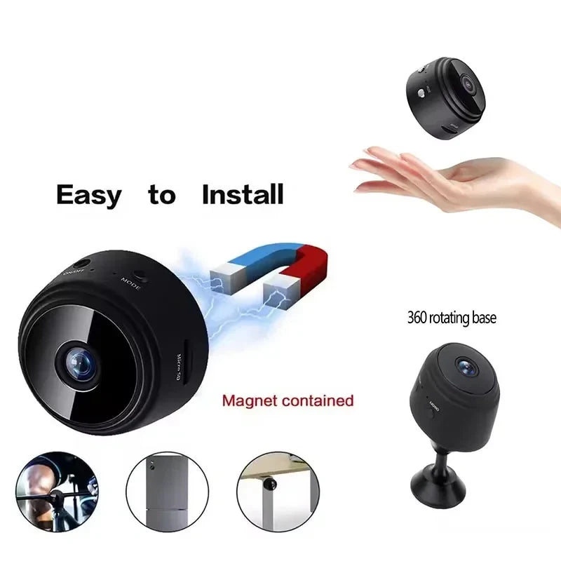 A9 Camera HD Wireless Network WIFI Home Camera Outdoor Sports Night Vision Infrared Camera Wifi Mini Cameras Smart Home