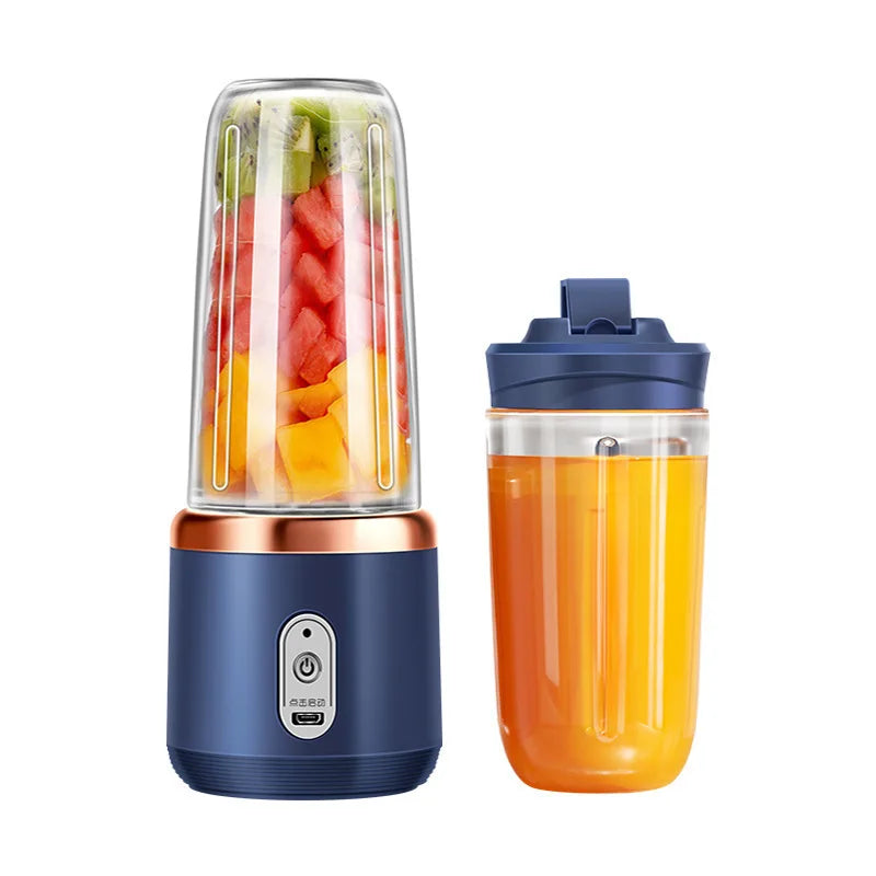 Electric Juicer Small Fruit Juicing Cup USB Charging Portable Outdoor Travel Electric Juicer 400ml Home Kitchen Milkshake Mixer