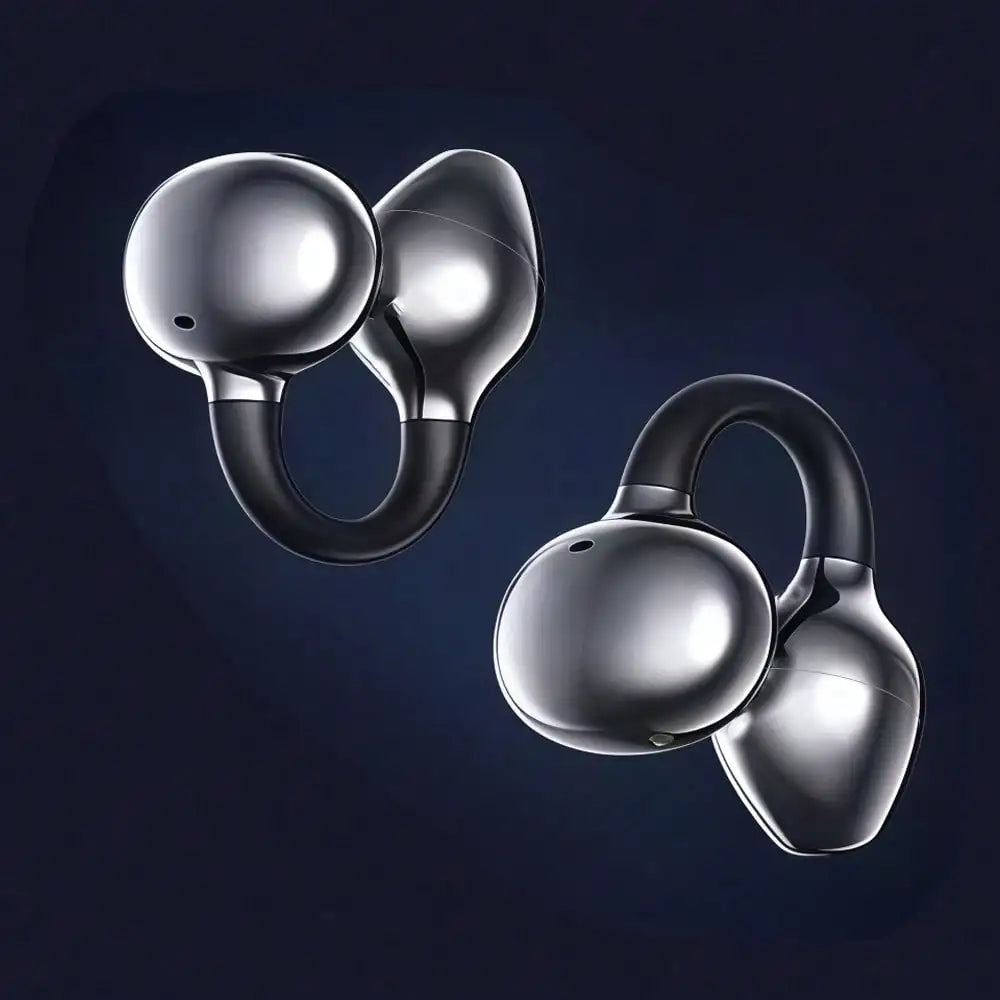 Original Ear-Clip 3D Surround Bluetooth Headphones Bone Conduction Earphone Wireless Earbuds Stereo Bass Sports Headset with Mic