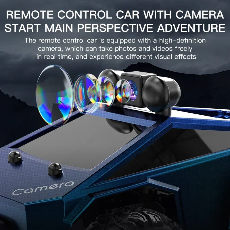 KF29 1:28 2.4G RC Car With HD Camera WiFi FPV Real-time Transmission APP Control Off-road Drift Remote Control Toy Vehicle