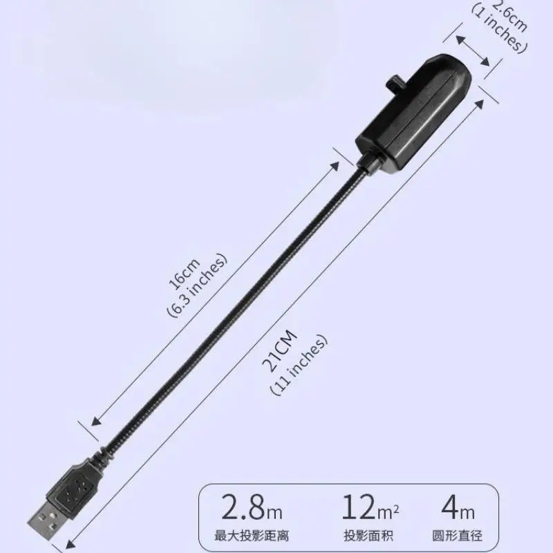 5V USB Plug In Planet Projection Lamp Indoor Ceiling Decoration Atmosphere Light Starry Sky Lamp Night Light Galaxy Projector