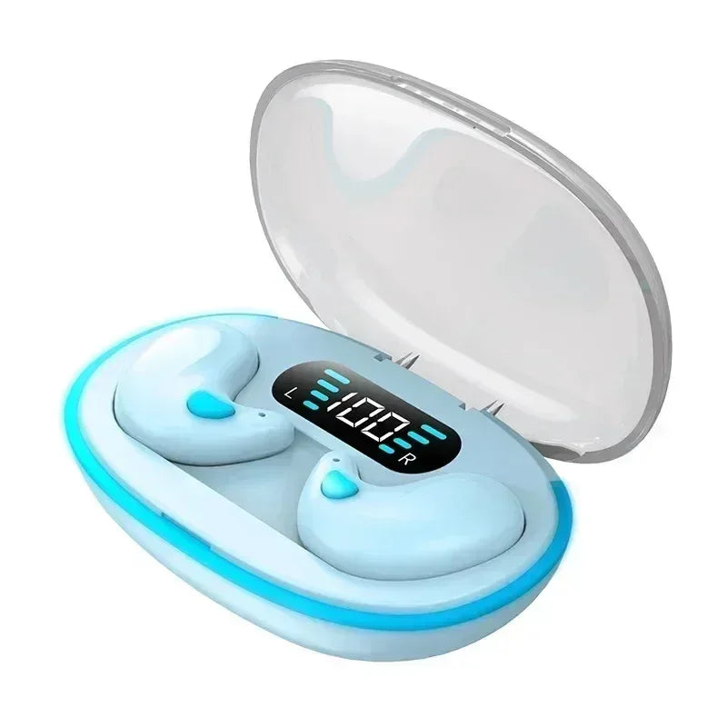 Sleeping Earbuds Wireless Mini Headphones For Work TWS Bluetooth Earphone Stereo Hidden Headsets with Mic HD Call Waterproof X55