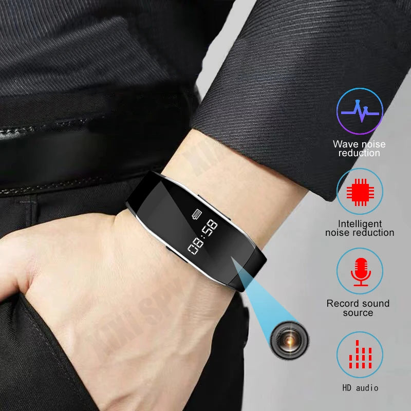 Mini Camera Smart Watch Voice Video Recorder 1080P HD DV Professional Digital Wireless Cam for Business/Home/Office/Sport