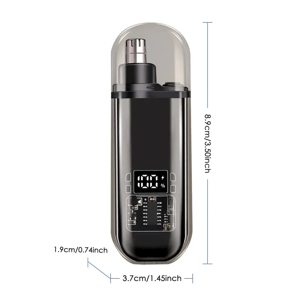 Portable Electric Nose Hair Trimmer USB charging Nose Ears Hair Eyebrow Trimmer for Men Rechargeable Painless set
