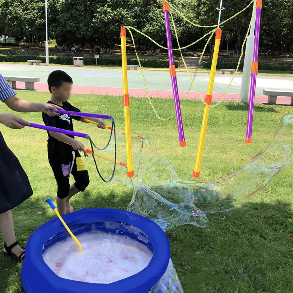 2 Giant Bubble Wands Fun Games Bubble Circle Bubble Blowing Toys for Children