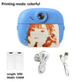 Children Instant Print Camera Thermal Printer Video Recorder Portable Smart Digital Dual Lens Selfie Camera Kids Birthday Gift