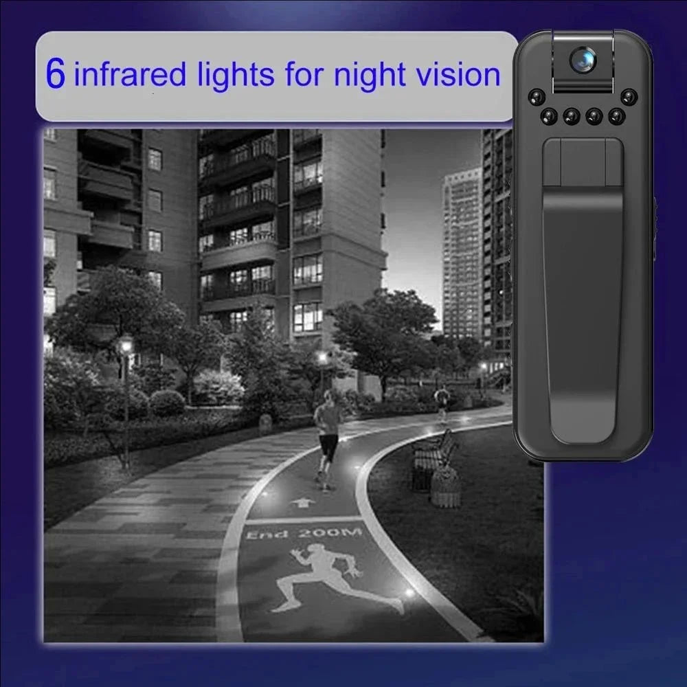 Mini Portable Camcorder, 1080P HD Camcorder With 180Rotatable Lens, Real-Time View Of Telephone, Used For Meetings And Outdoor.