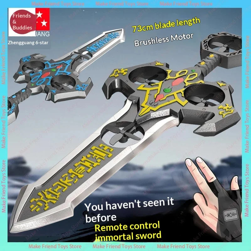 73cm Dual Control Control Flying Drone For Kids Rc Hand Sensing Remote Control Airplane Toy With Led Lights Easy To Fly Indoor