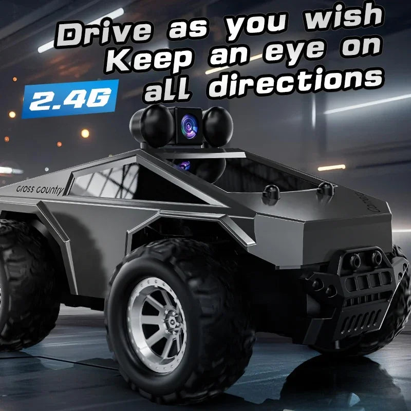 KF29 1:28 2.4G RC Car With HD Camera WiFi FPV Real-time Transmission APP Control Off-road Drift Remote Control Toy Vehicle
