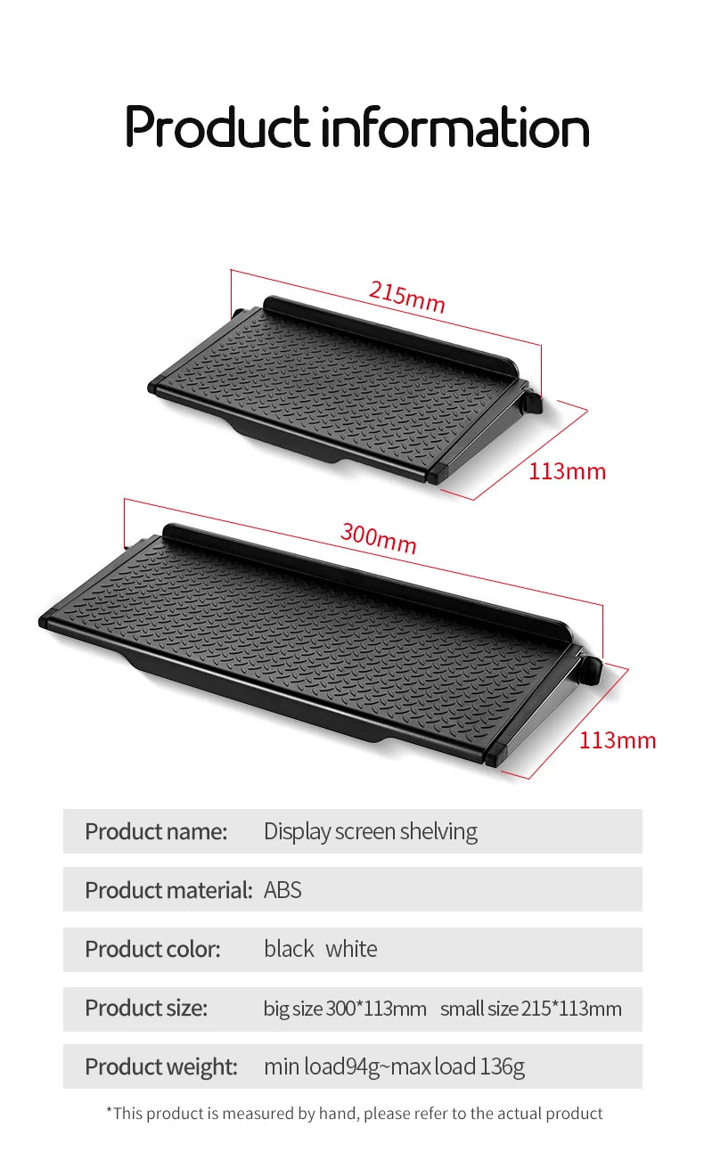 Adjustable TV Screen Top Shelf Display Shelf Computer Monitor Riser Desktop Stand TV Rack TV Top Monitors Simple Bracket
