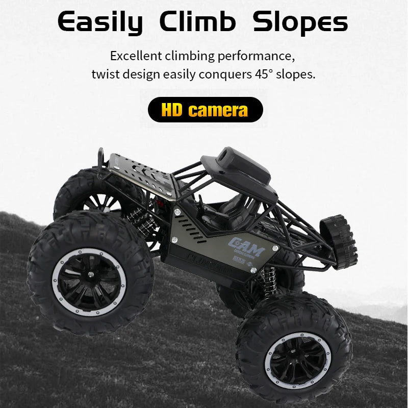Rc Car with Camera Lcd Remote Fpv Real Time Transmission High Speed 2.4g Remote Control Car Take Pictures Toys For Kids Adults