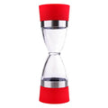 2 in 1 Hourglass Shape Manual Salt Pepper Mill Spice Grinder Pepper Shaker  Salt and Pepper Grinder Kitchen Gadgets Cooking Tool