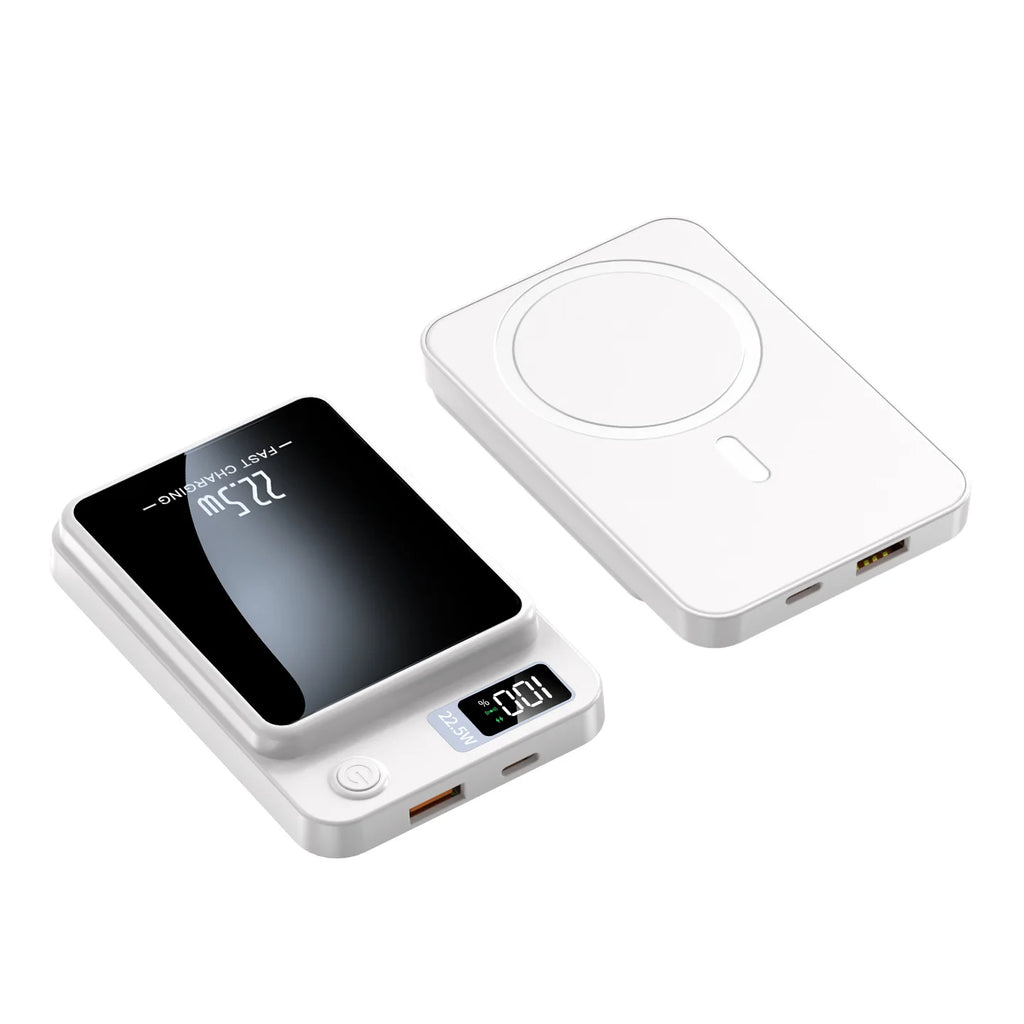 Magnetic Power Bank 20000mAh Large Capacity Wireless Fast Charging Suitable for IPhone Xiaomi Huawei Universal Mobile Power Bank