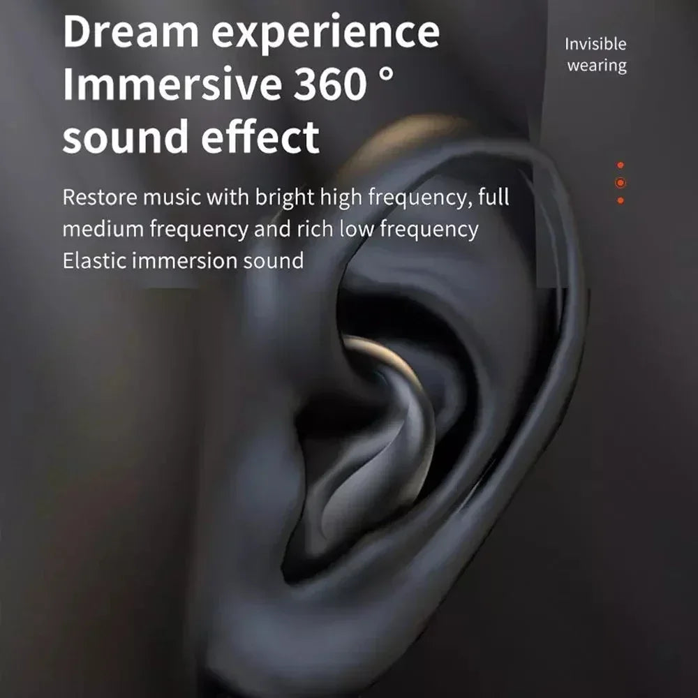 Sleeping Earbuds Wireless Mini Headphones For Work TWS Bluetooth Earphone Stereo Hidden Headsets with Mic HD Call Waterproof X55