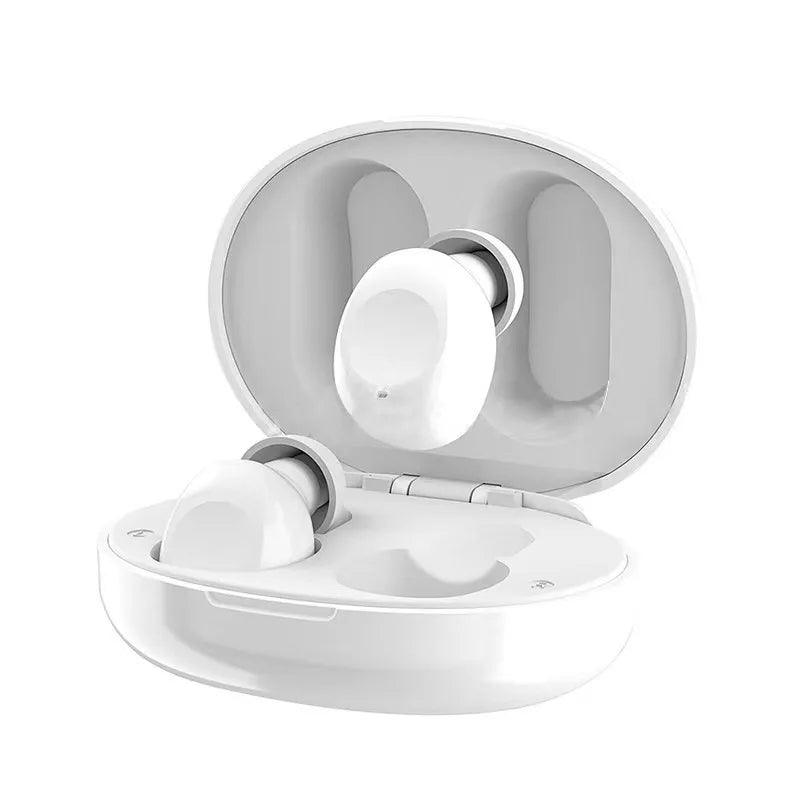 Boost Sound Amplifier Audiphone Rechargeable Auxiliary Listening Earphones In-Ear Invisible Noise Reduction Earbuds For Elderly