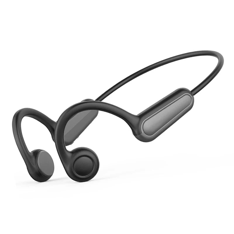 B8 True Bone Conduction Earphones Bluetooth 5.3 Sports Wireless Headphones Ear Hook IPX5 Waterproof Headset for Running Driving