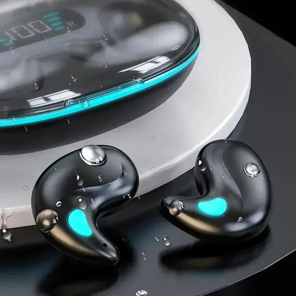Sleeping Earbuds Wireless Mini Headphones For Work TWS Bluetooth Earphone Stereo Hidden Headsets with Mic HD Call Waterproof X55