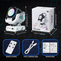 2025 Upgraded Version of the Bubble Machine with Remote Control, Automatic Rotation, and Rgb Lights, 1800Mah Rechargeable Battery, Type-C Charging, Suitable for Children, Weddings, Birthday Parties, and Outdoor Activities, Bu