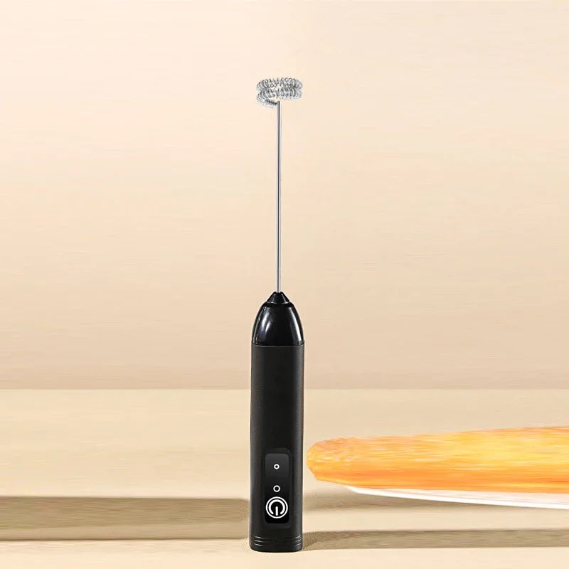 Electric Milk Frother Handheld Egg Beater Foamer Coffee Maker Egg Beater Hot Cooking Tools High Speeds Drink Mixer Infoor