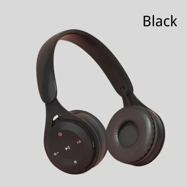Hifi Sound Bluetooth Headphones Wireless Over-Ear Headsets with Microphone Noise Reduction Comfortable for Travel And Home Use