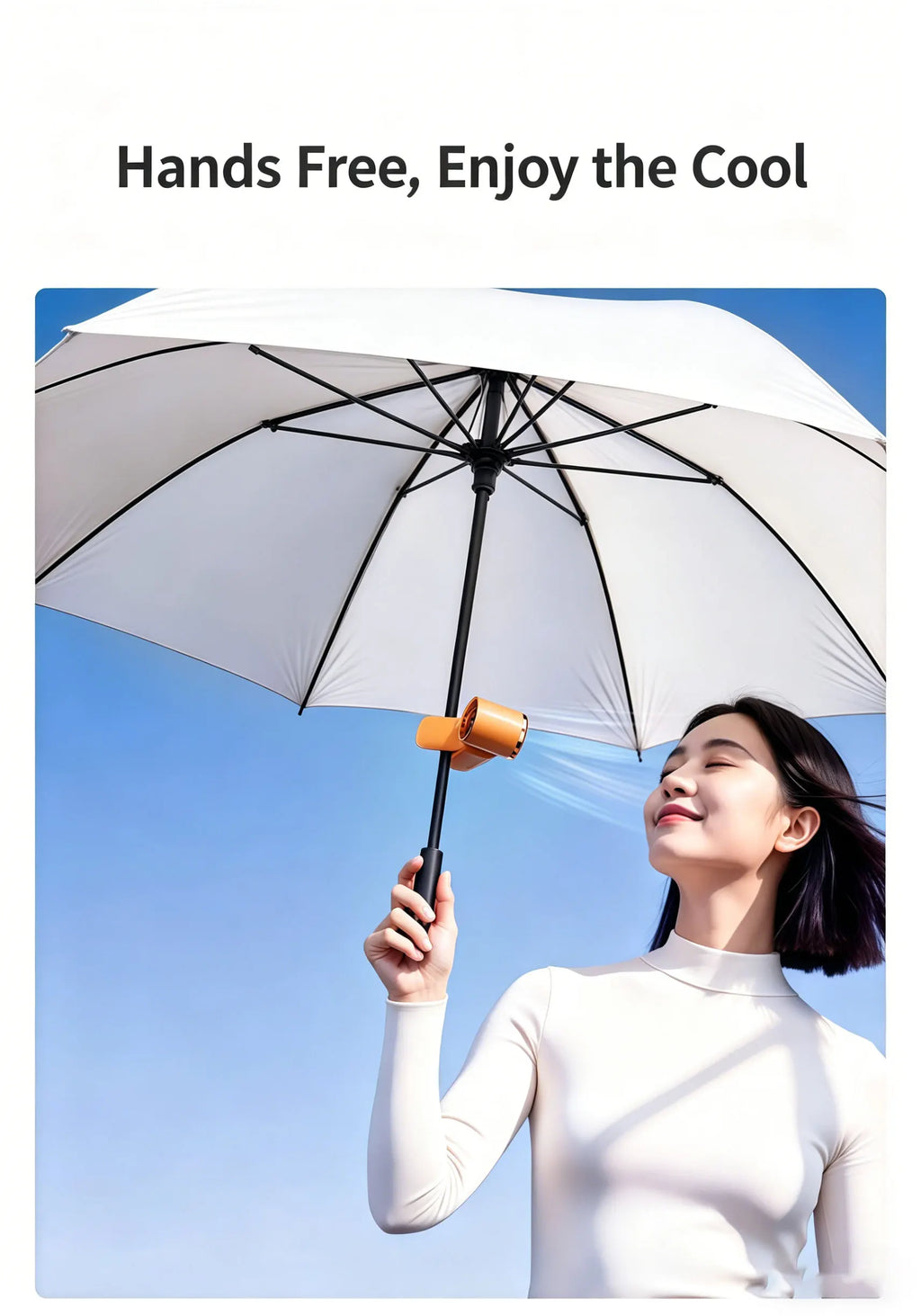 Portable Handheld Fan Mini Clip Fan Umbrella Holder Function Rotatable USB charging Compact Personal Cooling Fan Outdoor Camping