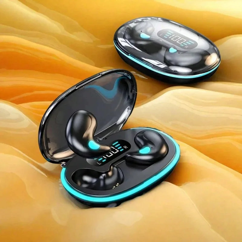 Sleeping Earbuds Wireless Mini Headphones For Work TWS Bluetooth Earphone Stereo Hidden Headsets with Mic HD Call Waterproof X55