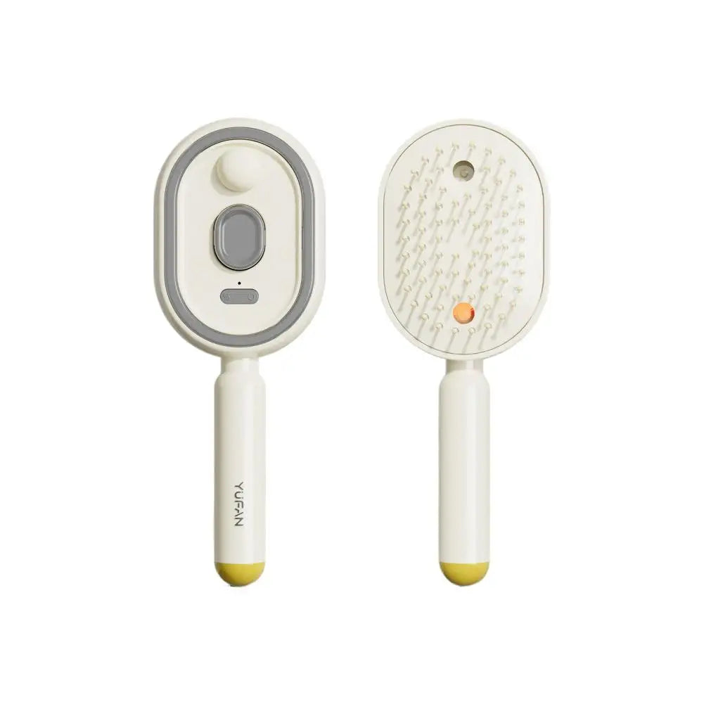 Electric Steam Brush with Water Spray Wet Electrics Hairbrush USB-C Charging for Detangling Smoothing Styling & Frizz Control